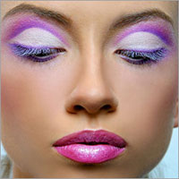 фиолетовый макияж
