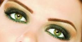 Макияж для зелёных глаз