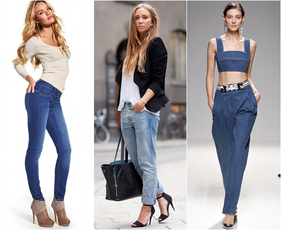 Самые популярные фасоны джинсов для девушек