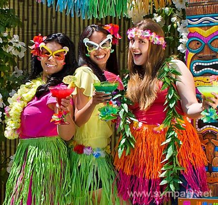сделать костюмы для гавайской вечеринки